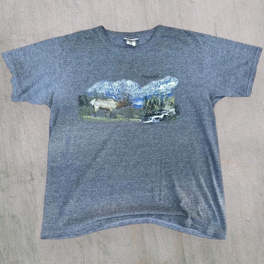 90s Colorado elk nature tee